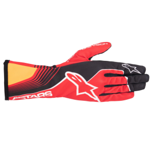 Alpinestars TECH-1 K RACE S v2 FUTURE перчатки для картинга, красный/оранжевый, р-р S