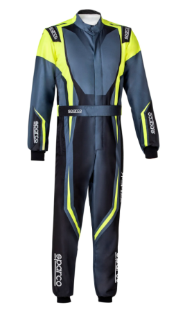 Sparco PRIME K ADVANCED комбинезон для картинга, черный/желтый неоновый, р-р 48