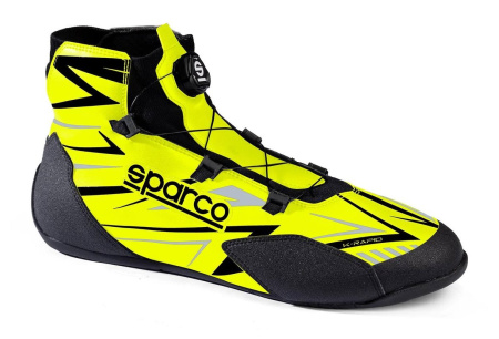 Sparco K-RAPID ROTOR ботинки для картинга, желтый неоновый/черный, р-р 39(EUR)/7(US)/6(UK)