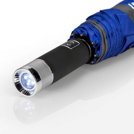 Sparco зонт складной с фонариком, синий/черный