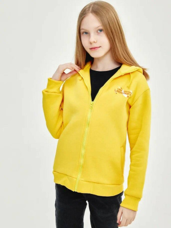LADA Sport VESTA SPORT кофта детская на замке, желтый, р-р 128 см