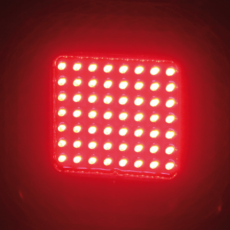 SDT фонарь светодиодный прямоугольный (102x92x20мм.), красный