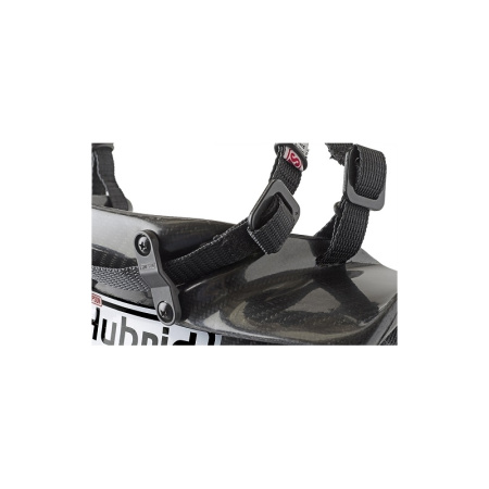 Simpson HYBRID PRO LITE защита головы и шеи (быстроразъемные), карбон, р-р L