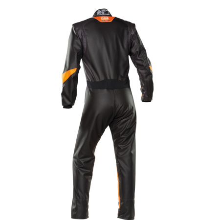 OMP KS-2 ART комбинезон для картинга, черный/оранжевый неоновый, р-р 48