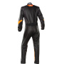 OMP KS-2 ART комбинезон для картинга, черный/оранжевый неоновый, р-р 48