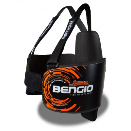 Bengio Bumper PLUS защита ребер для картинга, черный/оранжевый, р-р S/M