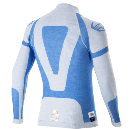 Alpinestars ZX EVO v2 майка для автоспорта, белый/голубой, р-р M/L