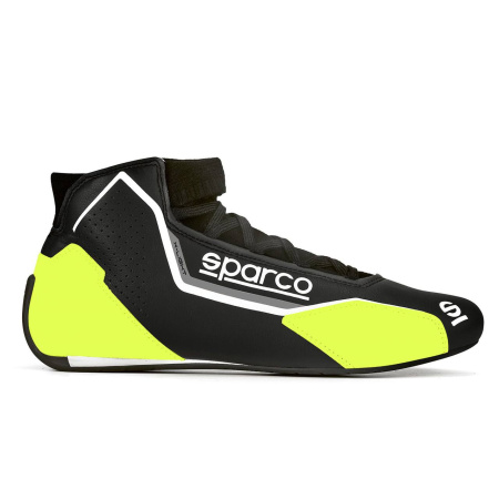 Sparco X-LIGHT ботинки для автоспорта, черный/желтый неоновый, р-р 48(EUR) 