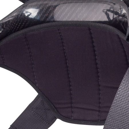 Simpson HYBRID PRO LITE защита головы и шеи (под стд клипсы), карбон, р-р L