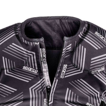 Sparco SJ PRO K-3 жилет защитный для картинга, черный/серый, р-р 120 см.