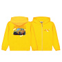 LADA Sport VESTA SPORT кофта детская на замке, желтый, р-р 128 см