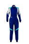 OMP FIRST EVO ELLE комбинезон для автоспорта, темно-синий/голубой, р-р 40