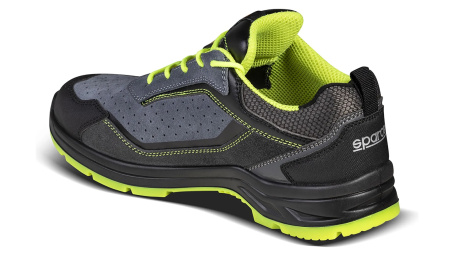 Sparco INDY S1P ESD ботинки механика, темно-серый/зеленый неоновый, р-р 46(EUR)/12.5(US)/11.5(UK)