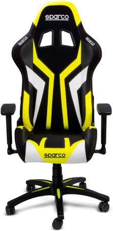 Sparco TORINO кресло офисное, черный/желтый
