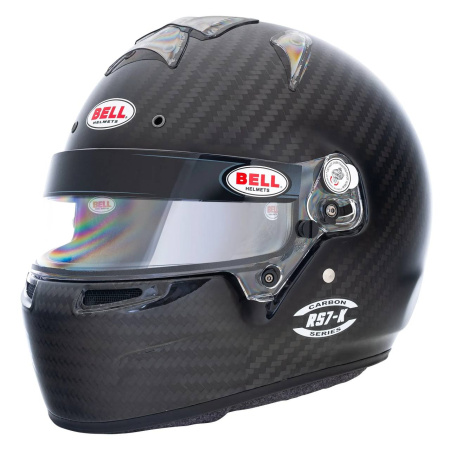 Bell RS7-K CARBON шлем для картинга (FIA 8878-2024), карбон (желтый интерьер), р-р 60