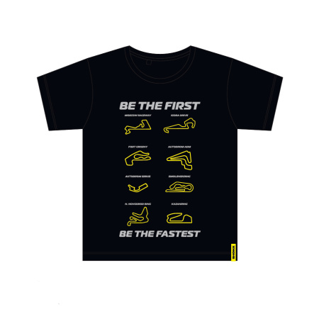 SHONX автодромы футболка детская, черный, р-р 96-104 см (4 года)