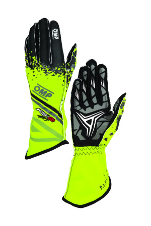 OMP KS-2 ART перчатки для картинга, желтый/черный, р-р 4