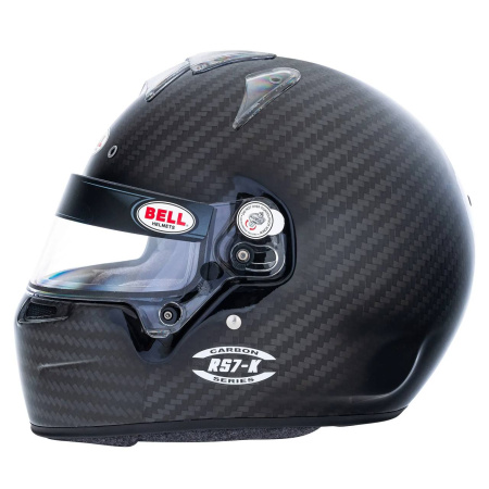 Bell RS7-K CARBON шлем для картинга (FIA 8878-2024), карбон (желтый интерьер), р-р 60