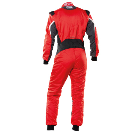 OMP TECNICA EVO комбинезон для автоспорта, красный/черный, р-р 52