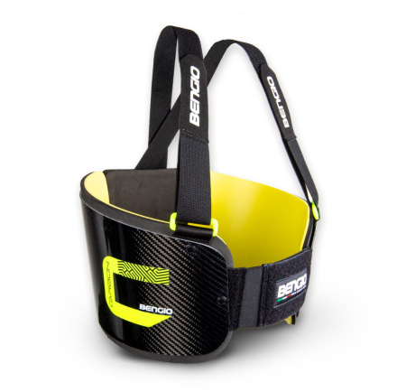 Bengio Bumper Carbon защита ребер для картинга, черный, р-р XL