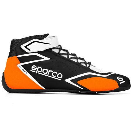 Sparco K-SKID ботинки для картинга, черный/оранжевый неоновый, р-р 39