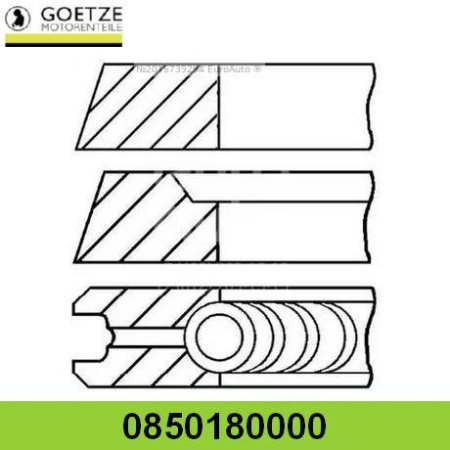 GOETZE Кольца поршн. 82,5Х1,2Х1,5Х2,0