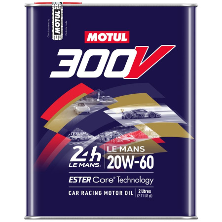 MOTUL 300V LE MANS 100 лет масло моторное (20W60/2 л.)