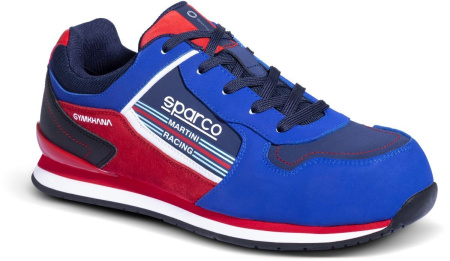 Sparco GYMKHANA S3 ESD MARTINI RACING ботинки механика, синий/красный, р-р 37(EUR)/5(US)/4(UK)