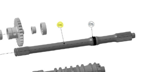 3MO вал входной/сцепления (для ETV/23X1"/AUDI-SKODA TL)