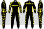 OMP KS ART (SHONX) комбинезон для картинга, черный/желтый/белый, р-р 48